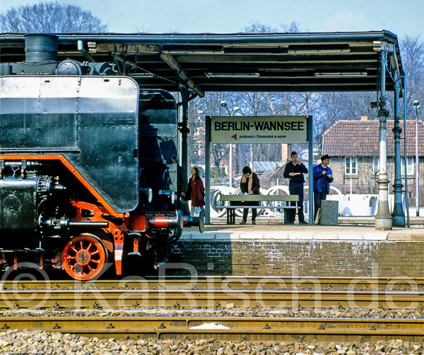 Berlin Wannsee - 03 001 Sonderfahrt in Berlin, 23. bis 31.März 1985 - Eisenbahnstiftung - Foto- Karsten Risch_1985_KR34554-Bearbeitet