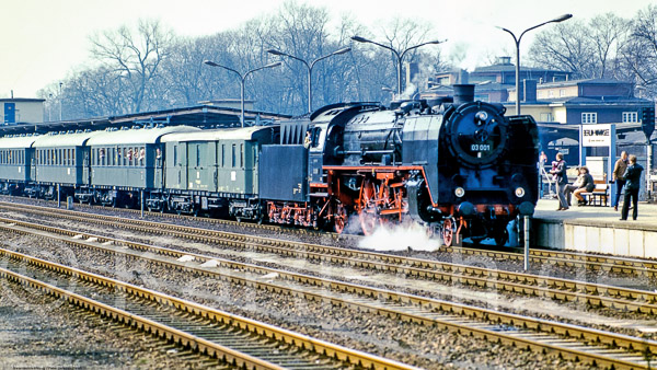 Berlin Wannsee - 03 001 Sonderfahrt in Berlin, 23. bis 31.März 1985 - Eisenbahnstiftung - Foto- Karsten Risch_1985_KR34558-Bearbeitet